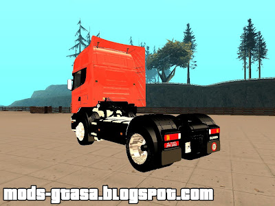 Scania R580 V8 Topline para GTA San Andreas